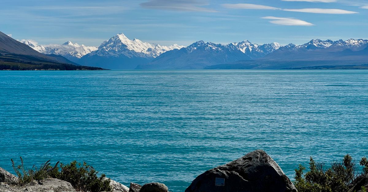 Lake Pukaki in New Zealand